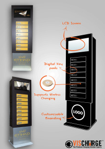 Wireless Mobile phone charging locker